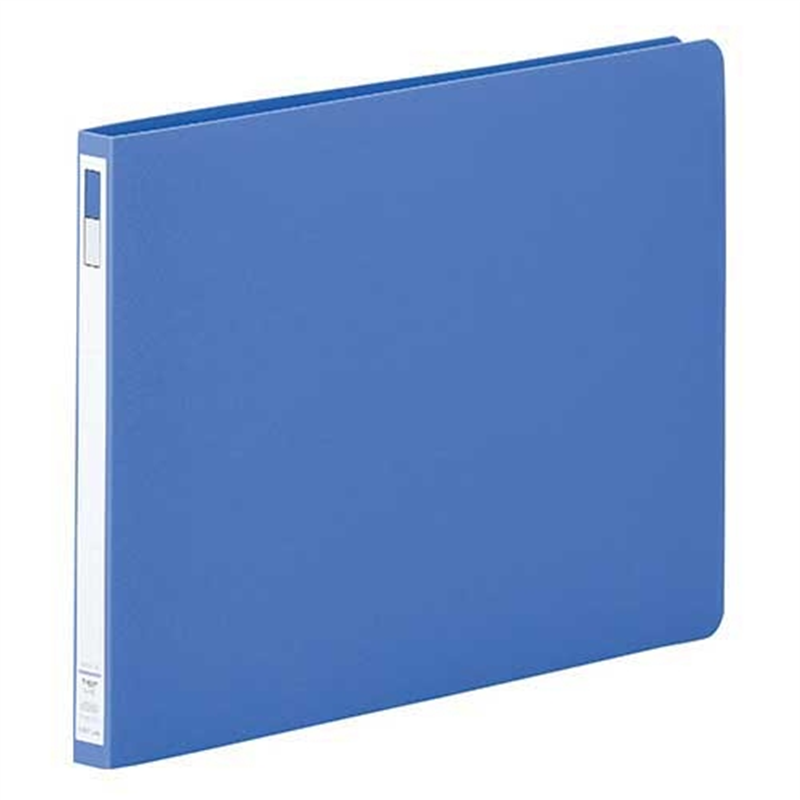 LIHIT LAB. スナッチファイル F-537 A4E 藍  1個（ご注文単位1個）【直送品】