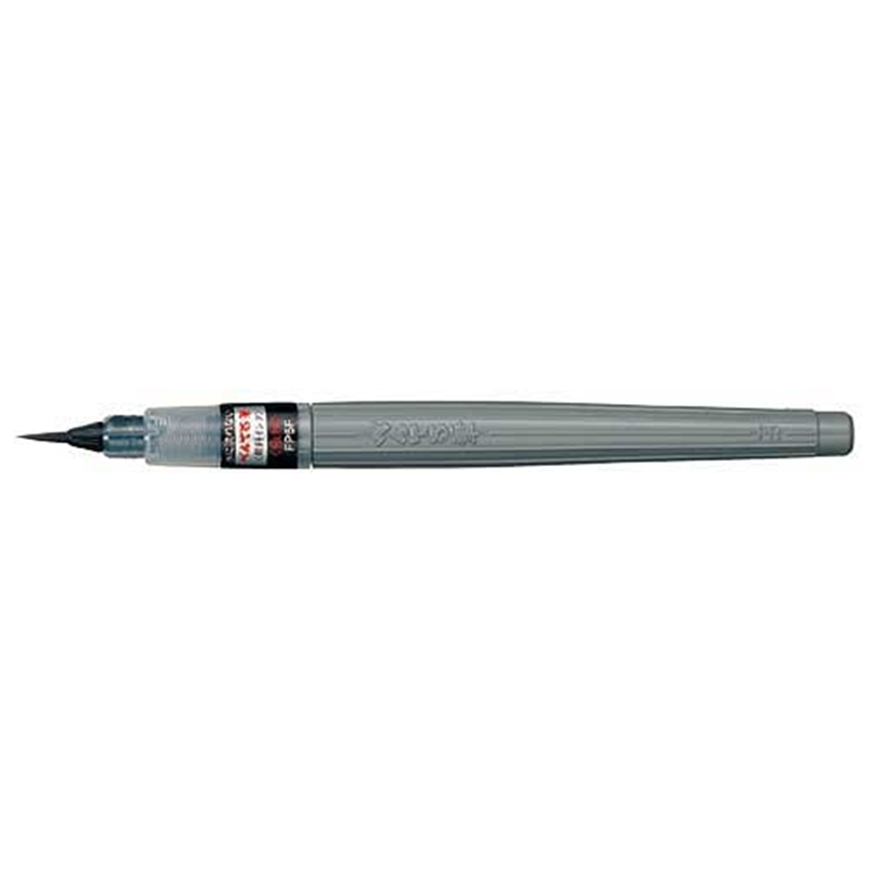 ぺんてる 筆ペン XFP5F 極細顔料 1個（ご注文単位1個）【直送品】
