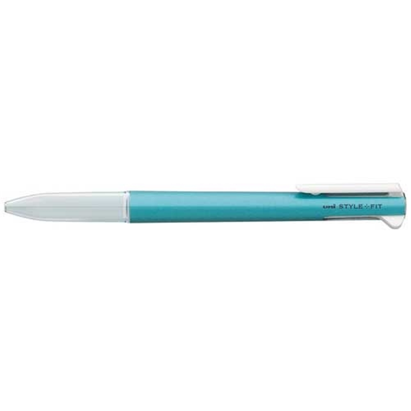 三菱鉛筆 スタイルフィット3色ホルダUE3H208Mブルー 1個(ご注文単位1個)【直送品】