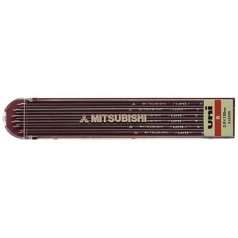 三菱鉛筆 ユニホルダー用替芯 ULNB B 1個（ご注文単位1個）【直送品】