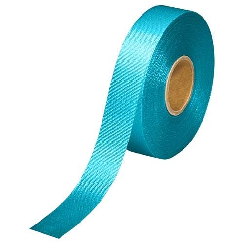 スマートバリュー カラーリボン水色 18mm*25m B818J-SK10 10巻/セット（ご注文単位1セット）【直送品】