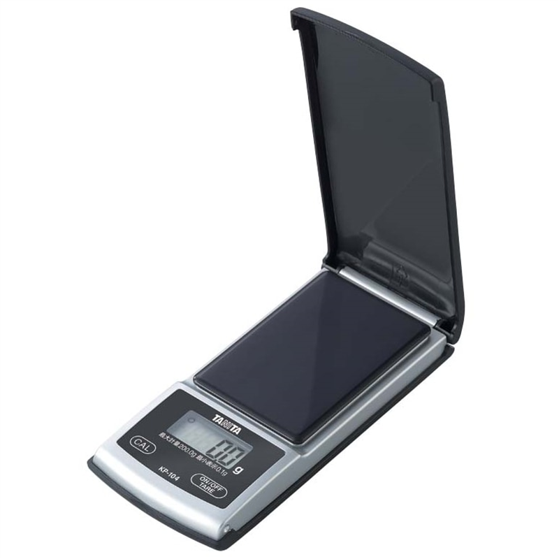 タニタ KP-103-BK ポケッタブルスケール 120g 1個(ご注文単位1個)【直送品】