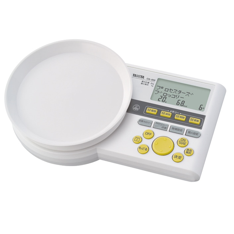 タニタ CK-005-WH カロリースケール 2kg 1個(ご注文単位1個)【直送品】