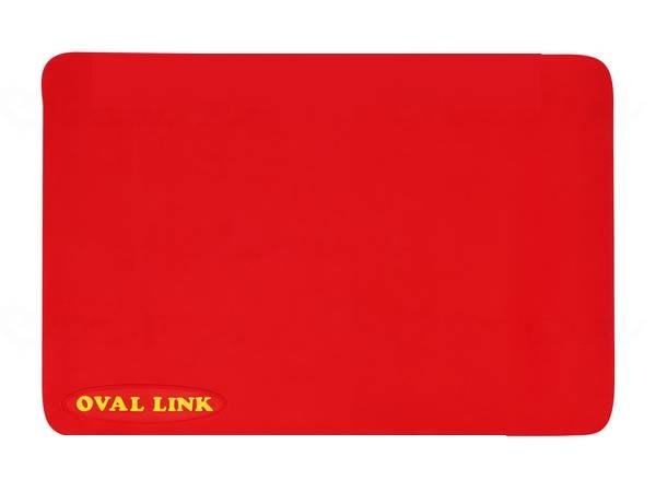 ウェルファン オーバルリンク/レッド/L 1枚(ご注文単位1枚)【直送品】