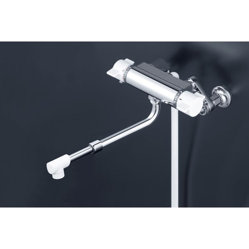 KVK 2300399 寒 サーモシャワー 伸縮自在P付 KF800WHASJ 1個（ご注文単位1個）【直送品】
