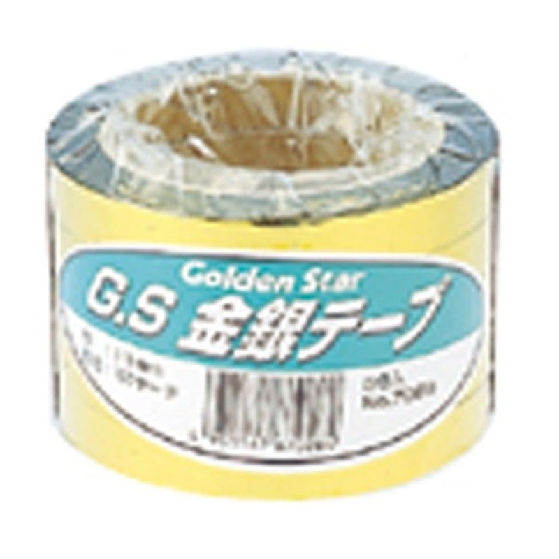 キンボシ 309591 #7027 GS金銀テープ11mm 50ヤード5P 1個（ご注文単位1個）【直送品】