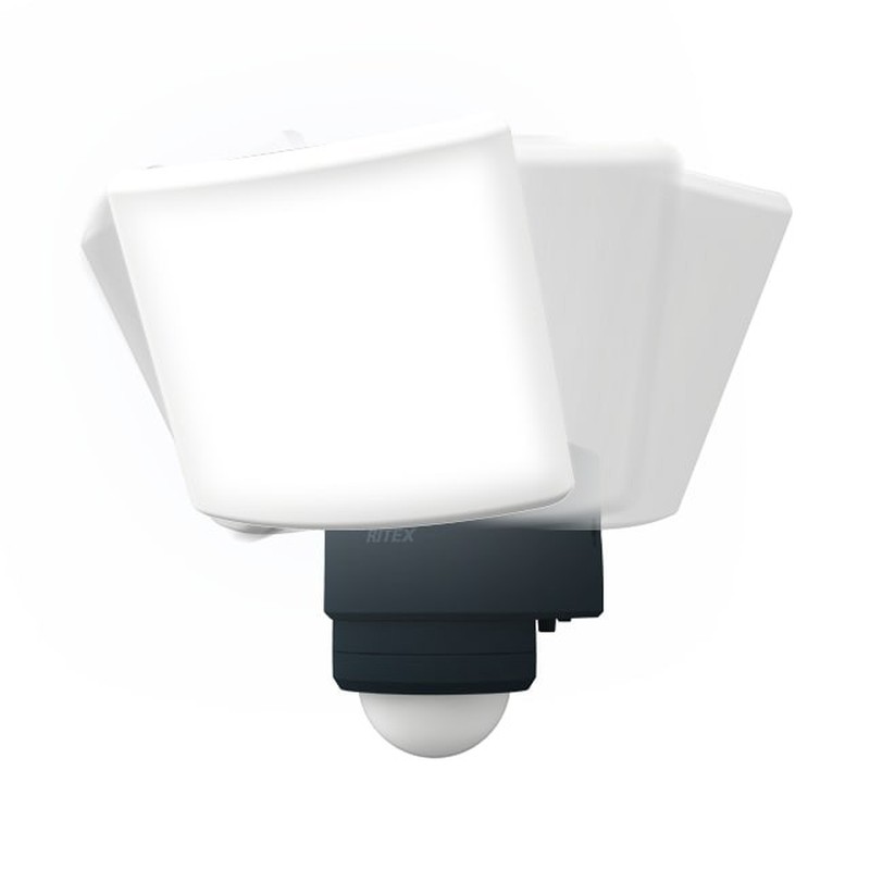 ムサシ 431484 LED-AC1017TA18W追尾式センサーライト 1個（ご注文単位1個）【直送品】