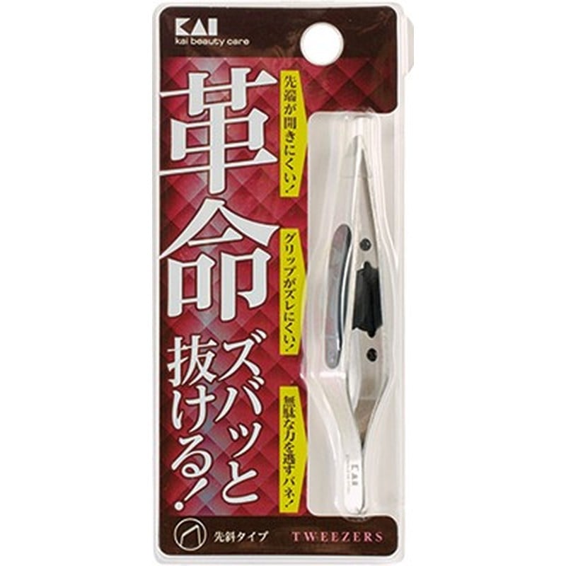 貝印 2040656 キャッチャー毛抜き先斜 #000KQ3096 1個（ご注文単位1個）【直送品】