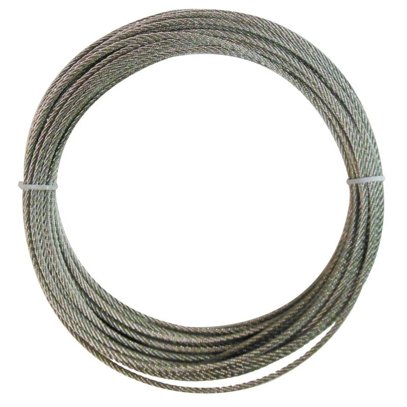 三共コーポレーション 4352722 ステンレスカットワイヤーロープ径2.5mm×10m TSC-2510 1個（ご注文単位1個）【直送品】