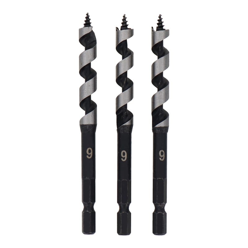 三共コーポレーション 434426 3本組木工用ドリル刃セット6mm/8mm/10mm #819544 1個（ご注文単位1個）【直送品】