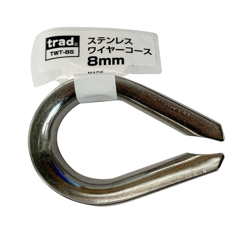 三共コーポレーション 4353491 ステンレスワイヤーコース 8mm TWT-8S#360595 1個(ご注文単位1個)【直送品】