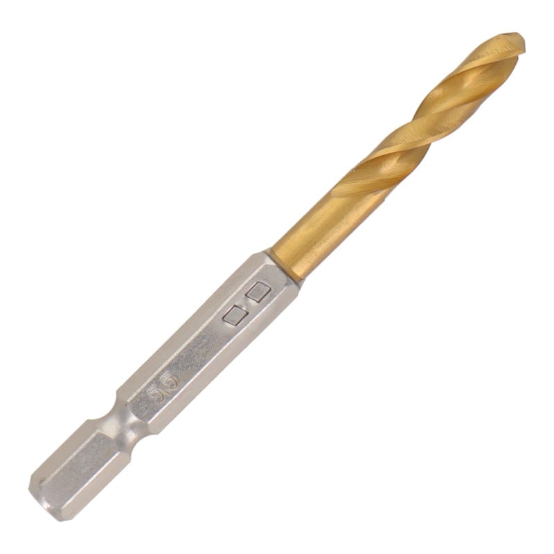三共コーポレーション 434265 六角軸ショートチタンドリル 5.5mm #819518 1個（ご注文単位1個）【直送品】