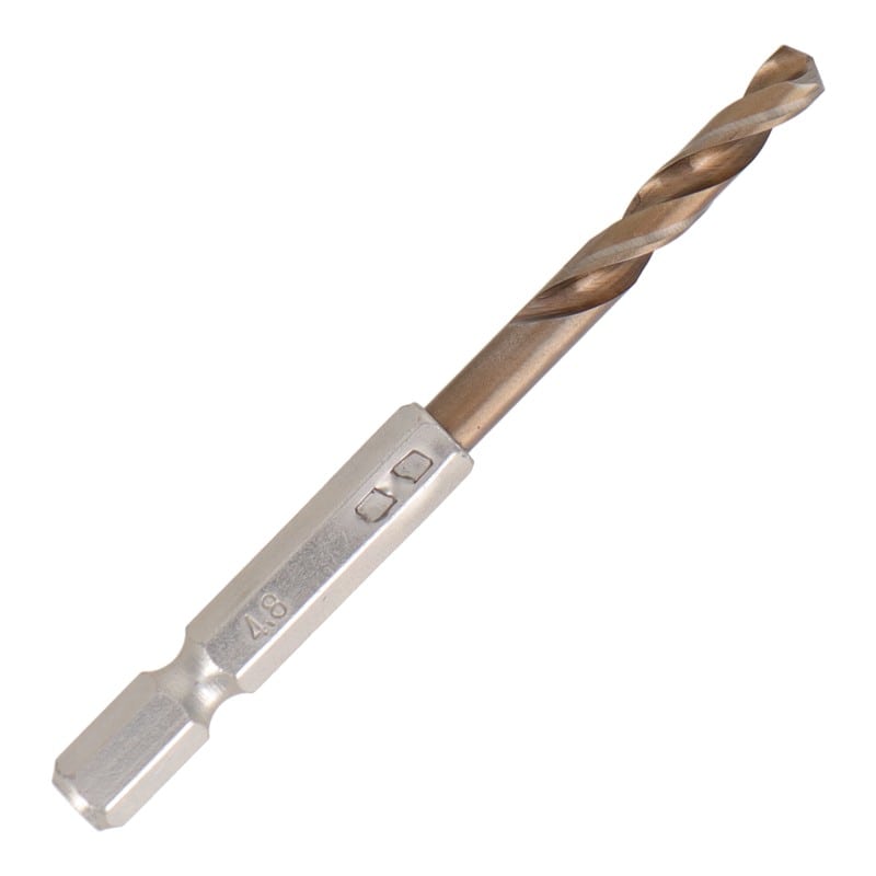 三共コーポレーション 434280 六角軸ショートコバルトドリル 4.8mm #819535 1個（ご注文単位1個）【直送品】