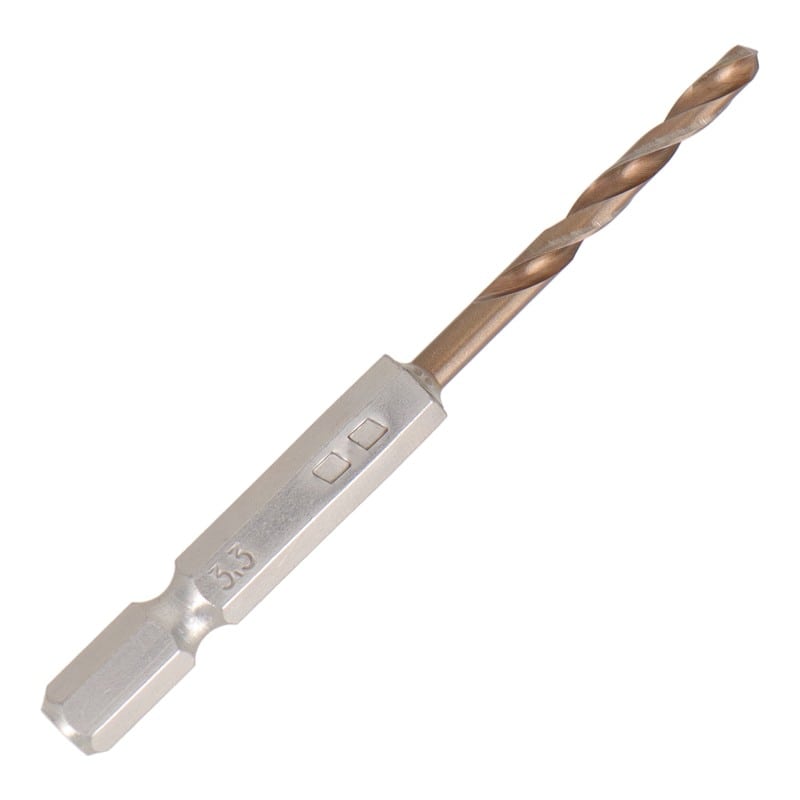 三共コーポレーション 434274 六角軸ショートコバルトドリル 3.3mm #819529 1個（ご注文単位1個）【直送品】