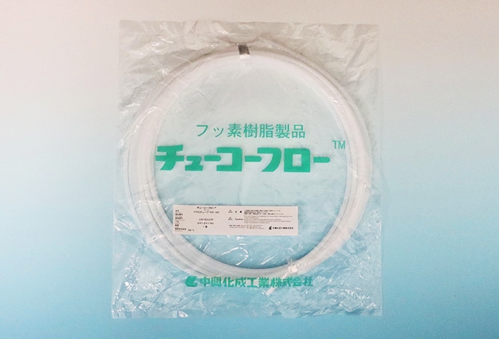 中興化成工業 PTFEチューブ 1mm×2mm （10m巻) 1個 (ご注文単位1個)【直送品】