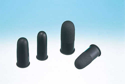 ハナキゴム 導電性ラッキー指サック C-大 0.3×21.5×52Lmm (50本入) 1箱 (ご注文単位1箱)【直送品】