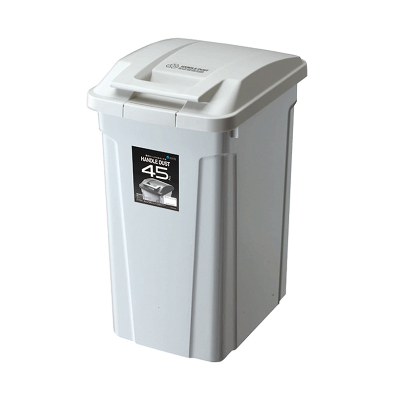 アスベル ハンドル付きペール 45L ホワイト A6726 1個(ご注文単位1個)【直送品】