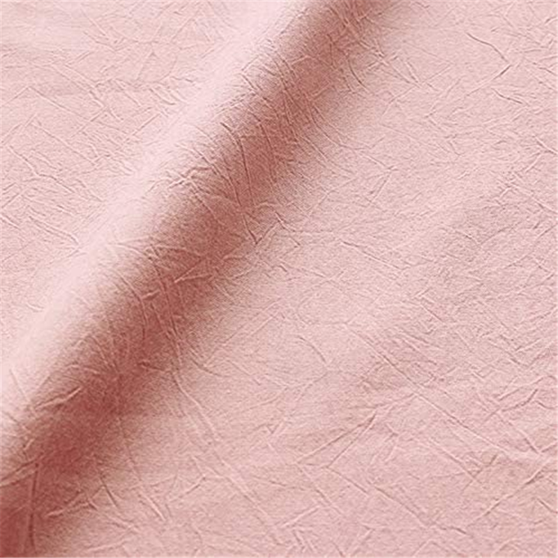 コスモテキスタイル シーチングハンドワッシャー 無地 シワ加工 ピンクベージュ 巾約110cm×4m切売カット AD2678-36-4M 1枚（ご注文単位1枚）【直送品】