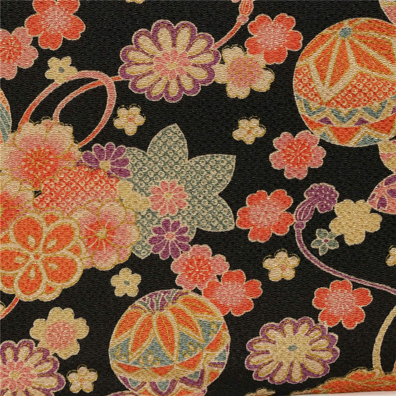 桜と毬 黒