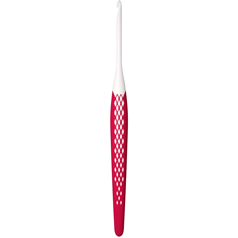 日本紐釦貿易 プリム(Prym) エルゴノミック かぎ針 3.5mm レッド PRM218484 (ご注文単位1本)【直送品】