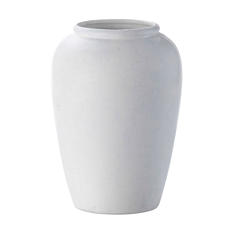 高岡健二商店 陶器 花瓶 85×155×215 シロ T-894 1個（ご注文単位1個）【直送品】