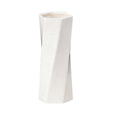 高岡健二商店 陶器 花瓶 60×150 シロ T-994 1個（ご注文単位1個）【直送品】