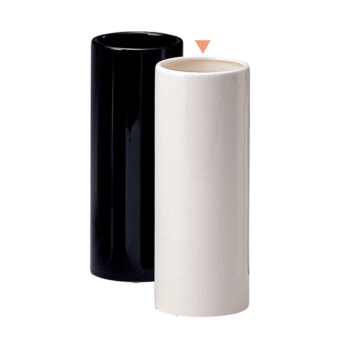 高岡健二商店 陶器 花瓶 90×195 シロ T-1896 1個（ご注文単位1個）【直送品】