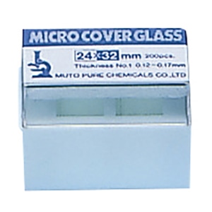 カバーグラス オート用 24322 24×32mm 1000枚 1個(ご注文単位1個)【直送品】
