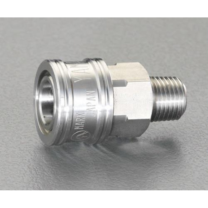 エスコ EA140BG-8 R1”雄ねじカップリング(中圧用/ステンレス) 1個（ご注文単位1個）【直送品】