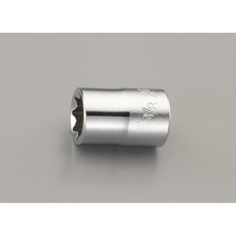 エスコ EA618BW-5 3/8”DRx7/16”［2重4角]ソケット 1個（ご注文単位1個）【直送品】