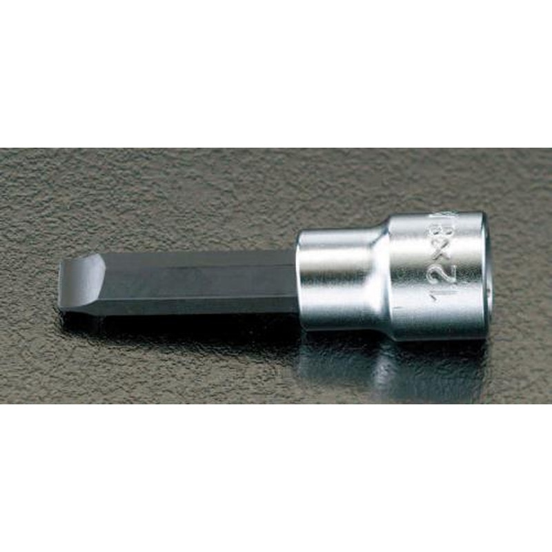 エスコ EA618BX-102 3/8”DR/8.0x1.2mm(-)ビットソケット 1個（ご注文単位1個）【直送品】