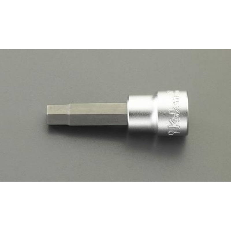 エスコ EA618BS-7 3/8”DR/7x38mm［INHEX]ビットソケット 1個（ご注文単位1個）【直送品】