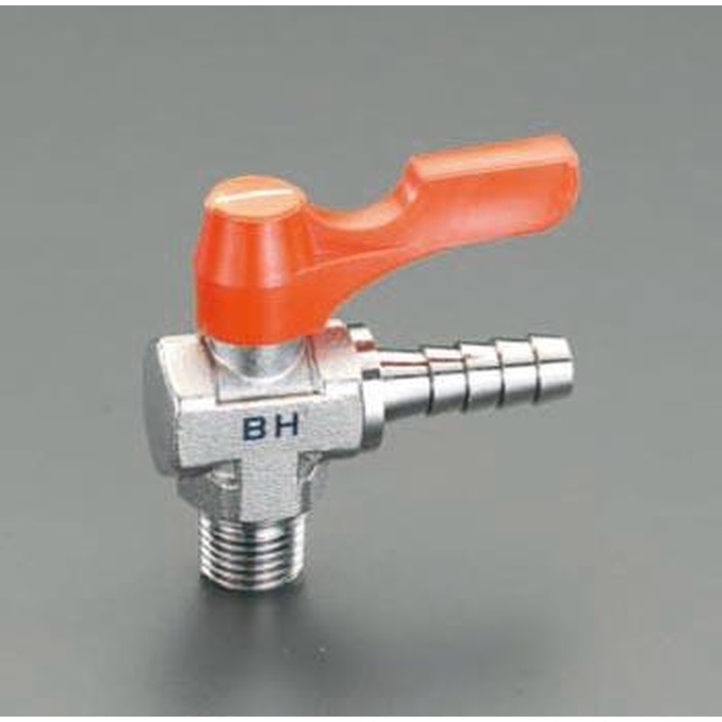 エスコ EA425BH-28 R1/4”x8.0mmボールバルブ(ステム式・アングル) 1個(ご注文単位1個)【直送品】