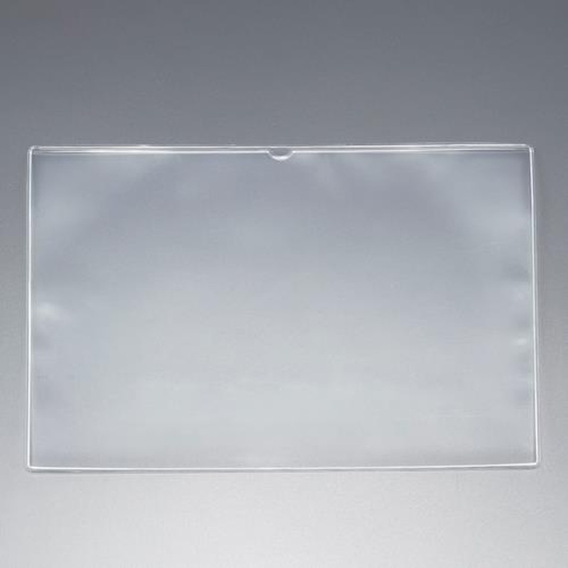 エスコ EA762C-5B 150x218mm/A5カードホルダー(軟質/20枚) 1個（ご注文単位1個）【直送品】