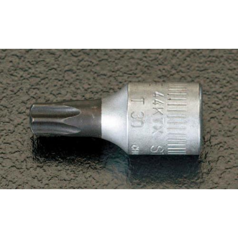 エスコ EA611BD-25 1/4”DRxT25［Torx]ビットソケット 1個（ご注文単位1個）【直送品】