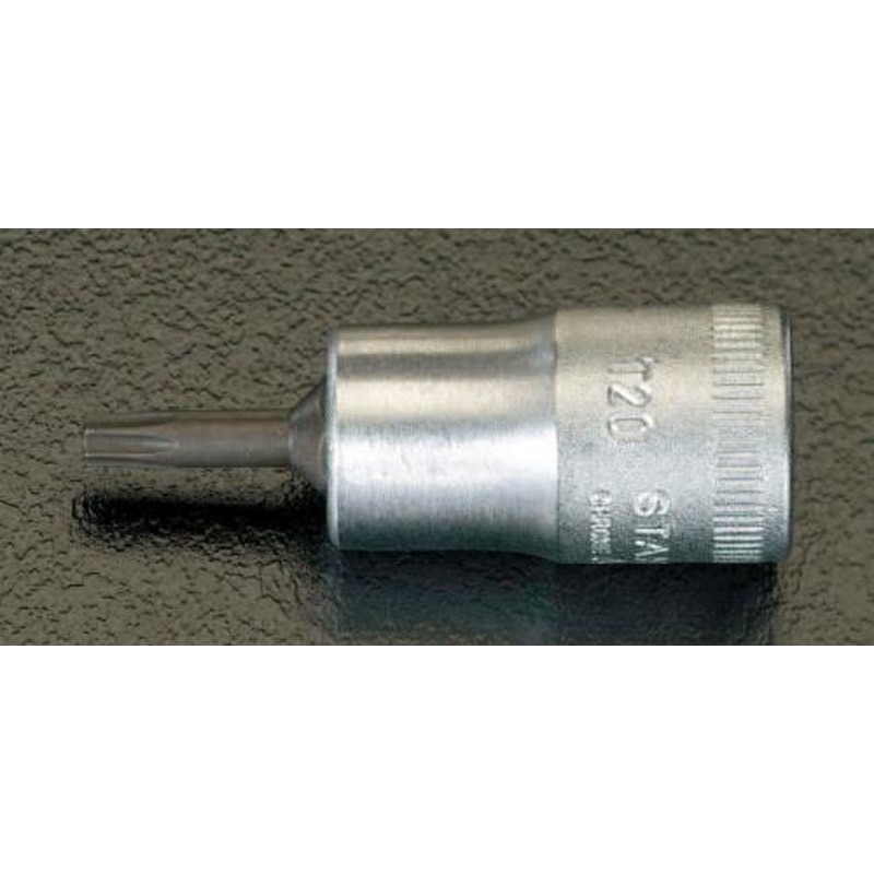 エスコ EA611CD-25 3/8”DR/T25x49mm［Torx]ビットソケット 1個（ご注文単位1個）【直送品】