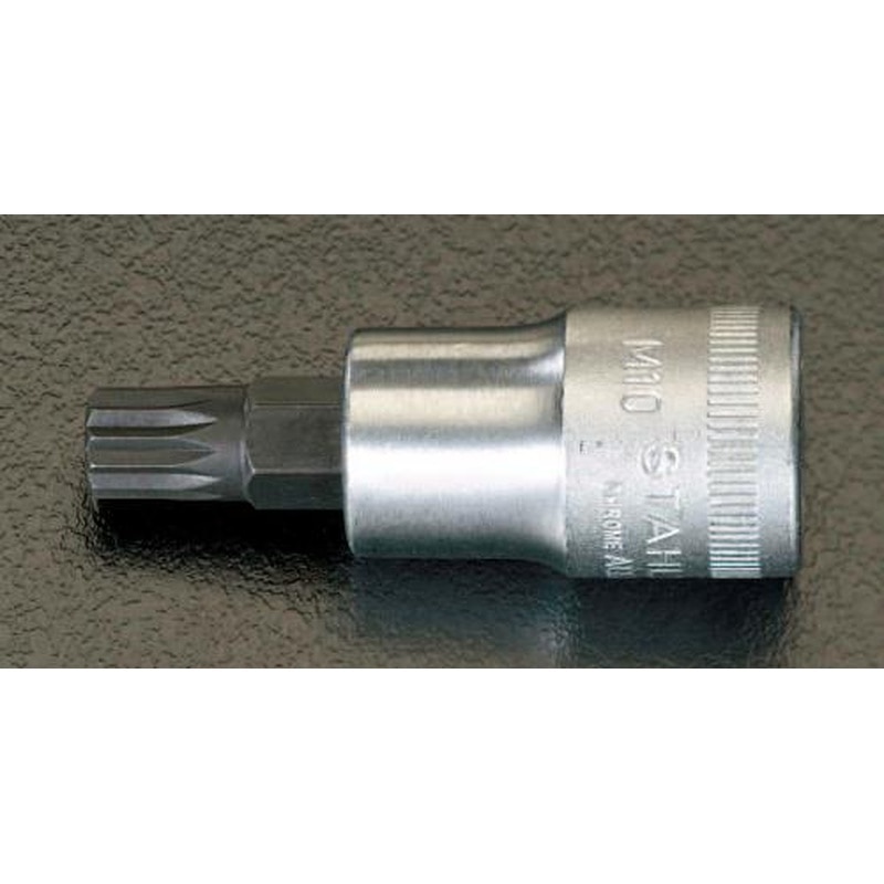 エスコ EA611DG-10 1/2”DR/M10-60mm［XZN]ビットソケット 1個（ご注文単位1個）【直送品】
