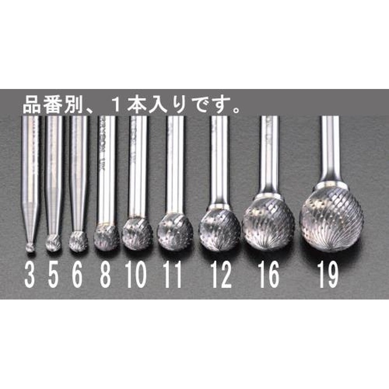 エスコ EA819JH-12 12x10.8mm/6mm軸超硬カッター 1個（ご注文単位1個）【直送品】
