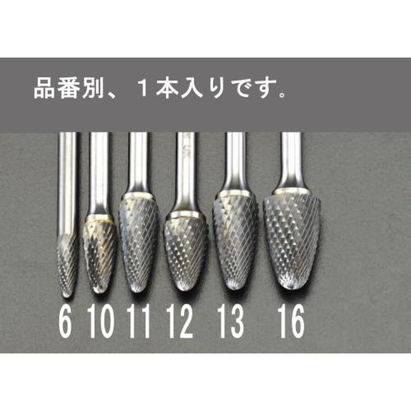 エスコ EA819JE-12 12x19mm/6mm軸超硬カッター 1個（ご注文単位1個）【直送品】