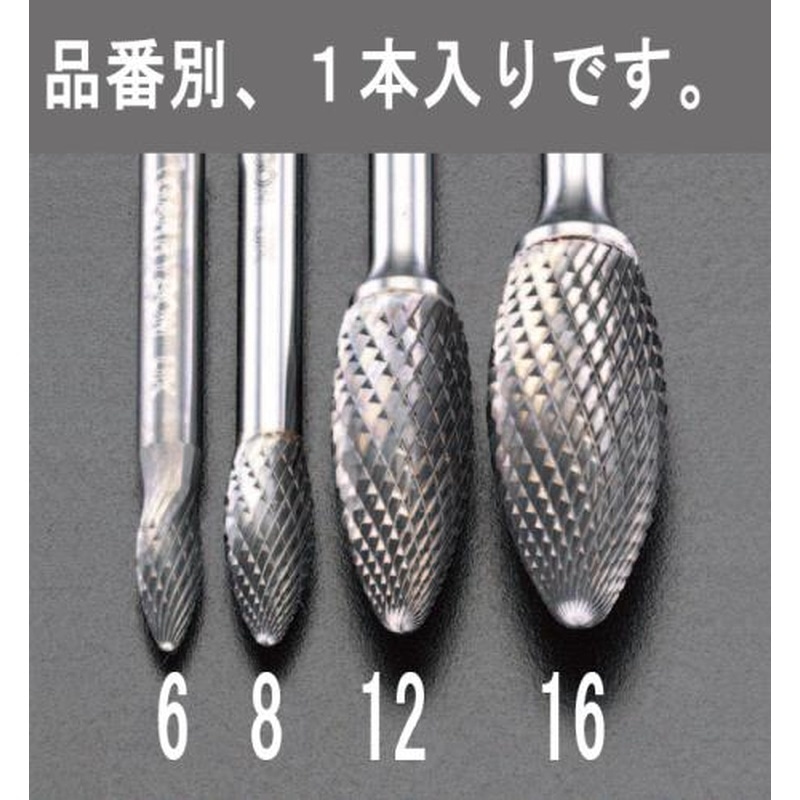 エスコ EA819JK-8 8x19mm/6mm軸超硬カッター 1個（ご注文単位1個）【直送品】