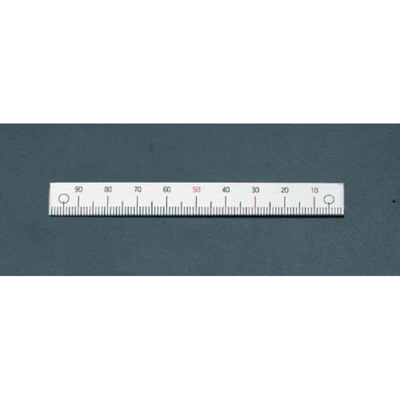 エスコ EA948J-12 100mm［左方向/下目盛]スケール 1個（ご注文単位1個）【直送品】