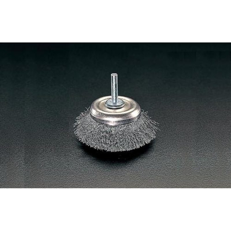 エスコ EA819BU-45 45mm/6.4mm軸軸付ブラシ(カップ型スチール製) 1個（ご注文単位1個）【直送品】