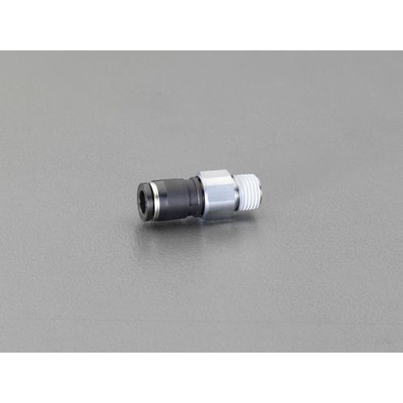 エスコ EA425MA-101 R1/8”x10mmロータリーストレートユニオン 1個(ご注文単位1個)【直送品】