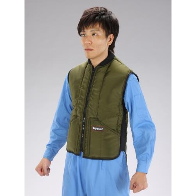 エスコ EA915GA-13[L]防寒ベスト(Sage) 1個（ご注文単位1個）【直送品】