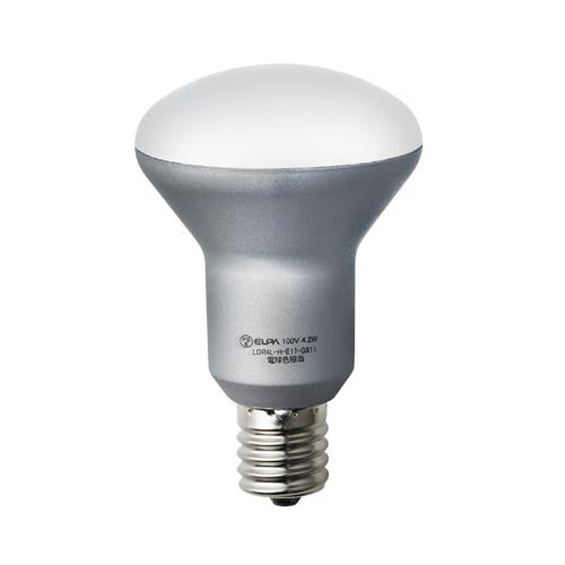 エスコ EA758XA-80 AC100V/4.2W/E17電球(LED/ミニレフ形/電球色) 1個(ご注文単位1個)【直送品】
