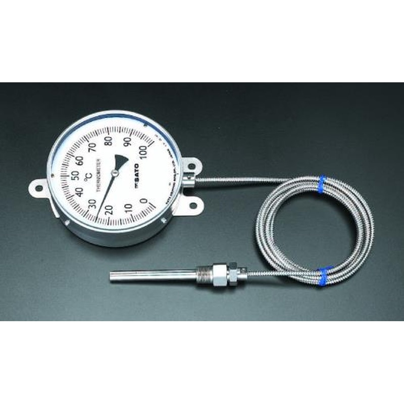 エスコ EA727-11 -50-50℃/φ154mm隔測温度計 1個（ご注文単位1個）【直送品】