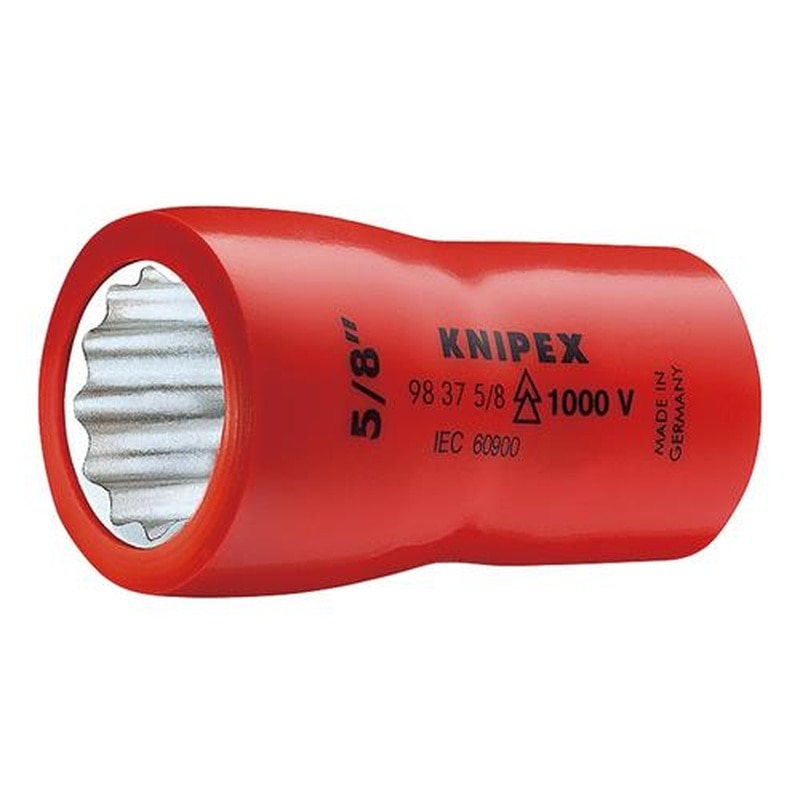 エスコ EA640LJ-103 3/8”DRx7/16”絶縁ソケット(十二角) 1個(ご注文単位1個)【直送品】