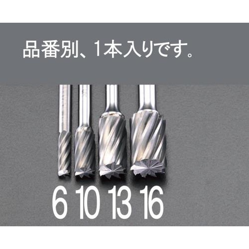 エスコ EA819JW-16 16x25mm超硬カッター(アルミ用/EndCut) 1個（ご注文単位1個）【直送品】