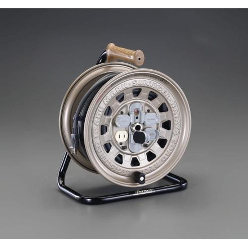 エスコ EA815B-50 AC125V/15A/50mコードリール 1個(ご注文単位1個)【直送品】