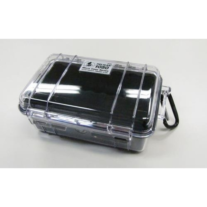 エスコ EA657-5A 160x93x70mm防水ケース(黒・クリア) 1個(ご注文単位1個)【直送品】